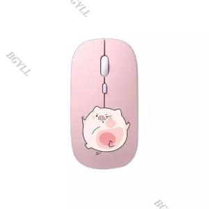 송빈 귀여운 무선 블루투스 무소음 충전식 듀얼모드 노트북 태블릿용 호환가능