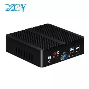 미니 PC Intel Pentium J2900 쿼드 코어 2x COM RS232 듀얼 기가비트 이더넷 임베디드 팬리스 산업용 컴퓨