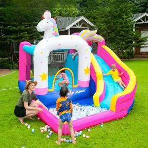 실내놀이터 솔루션 미끄럼틀 방방이 홈 샤크 가정용