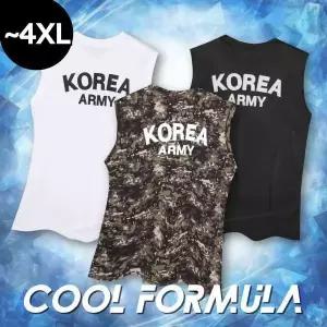 macci(마찌) 여름 ROKA 로카 망사 나시 기능성 냉감 쿨링 코리아 아미 티셔츠 야외 스포츠 작업복 