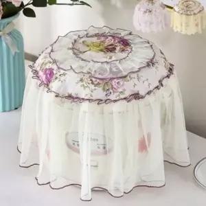 홈데코 가정용 커버 밥통 플라워 다용도 레이스천 덮개 에어프라이어 장식용 레이스 가리개 인테리어