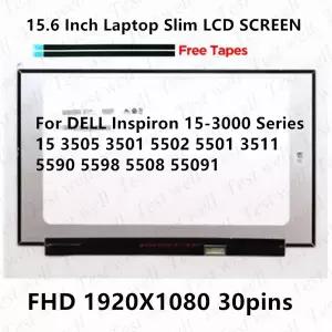 호환 DELL Inspiron 15-3000 시리즈 15 3505 3501 5502 5501 3511 5590 5598 5508 55091 FHD 노트북 LCD 스