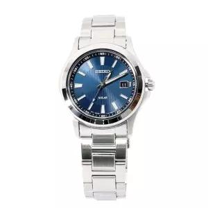 세이코 솔라 남성 메탈시계 아날로그 블루 SBPN071