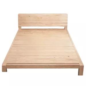 수납형 침대프레임 더블 1.5m 1.8m 현대적 원목 침실 가구 심플한 디자인