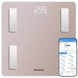 Homebuds 스마트 체중계 2001년부터의 전문 공장으로 정밀도 보장 BMI 및 체지방 포함 13가지 신체 구성