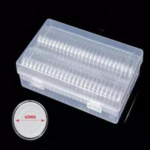 은화 케이스 캡슐 코인 보관 개별 기념 박스 패드