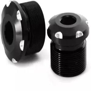 CRF 110 프론트 포크 탑 캡 액세서리와 호환되는 3D 110F 125 2019-2024 모터사이클 알루미늄 튜브 볼트