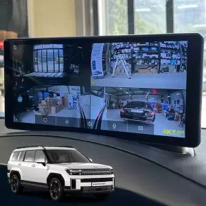 싼타페MX5 블랙박스4채널 터치형 호환 호크W