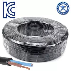 국산 daemyung 범용 비닐 시스코드 VCTF 1.5SQ 2C 100M 전기 전선