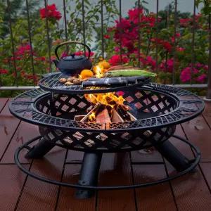 야외 화목난로 주물 바베큐 나무난로 대형 장작 코스트코