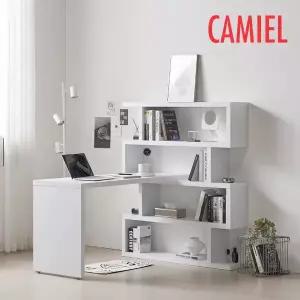 [태윤인터내셔널][까미엘]엘리스 1200x1200 4단 h형 책상세트(JA_NF0009)