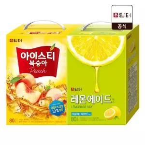 [담터]아이스티 복숭아 80T + 레몬에이드 80T