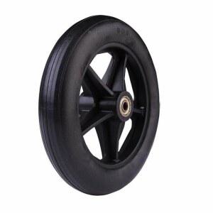 유모차 바퀴 휠체어 교체용 플라스틱 기내용 달린 쇼핑 스타일 보행기 고무 워커용 8인치