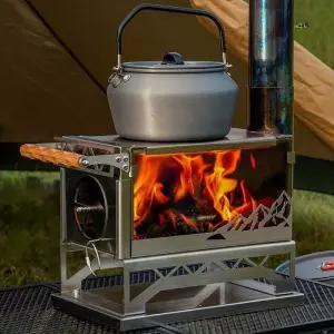 캠핑화목난로 펠릿 불멍 장작겸용 장박 비박