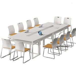 학원책걸상 공부방 책상 수강용 자습실 의자 1200x400 필기용 화이트 서랍형 초등학교