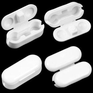 로마 롤러 블라인드용 볼 체인 커넥터 30개, 흰색 플라스틱 구슬 풀 코드 천장 팬 창문 그늘막 클립 장식 수리(볼 직경 4.5mm)