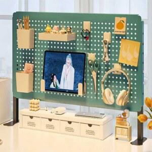 타공판 무타공 책상보드 메모보드 책상 소품걸이 무타공보드 수납 사무실 소형 걸이