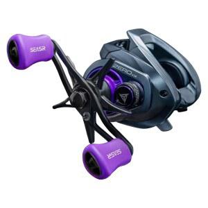 SEASIR 제로 VX BFS 미끼 캐스팅 릴, 4.7온스 초경량 낚시 릴 캐스팅, 담수/염수 탄소 섬유 와셔, 맥스 드래그 9LB, 7.6:1 기어비, 6+1 차폐 볼 베어링
