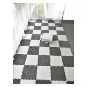 거실 푹신한 카페트 퍼즐 바닥매트 그레이 침실용 퍼즐매트 매트 층간소음 놀이방 층간소음매트