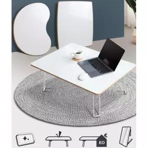 신혼부부부 공간활용 화이트 미니 작업테이블 폴딩 공부 원룸 혼술 자취 다리접이식