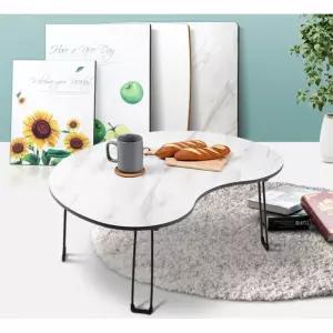 원룸 좌식생활용 공간활용 접이식테이블 공부방 작업 다과 밥상 거실 보조책상 혼술