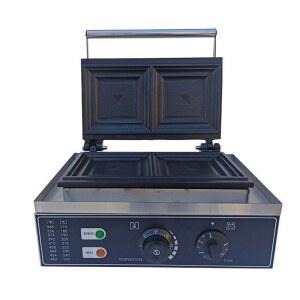 와플 굽는 기계 2구 빵굽는기계 오징어 포차 누룽지만드는기계 메이커 메탈릭 가정용 1구