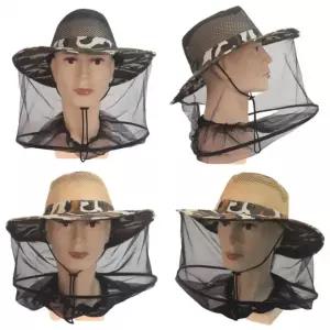 모자 낚시 방충망 벌레 정글 양봉 작업 가리개 차단 벌초 해충 남성용 차단모자 머리망사