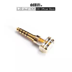 호환 DD ddHiFi DJ44AG 2024 2.5mm 밸런스드 암-4.4mm 수 헤드폰 잭 어댑터 이어폰DAP용 오디오 변환기