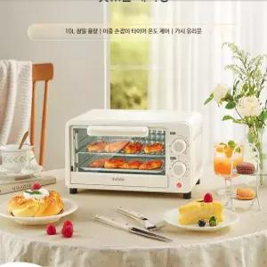 미니 전기오븐 10L 소형 베이킹 오븐 제과제빵 컨벡션 가정용 주방 조리기기