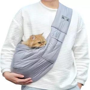 고양이와 개의 슬링 강아지를 위한 핸즈프리 반려동물 캐리어 작은 반려동물을 강아지용 방풍 따뜻하고