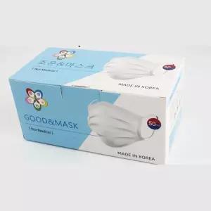 MB필터 3중 1회용 비말마스크 50P 성인용 부직포