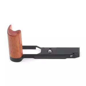 니콘 Z f 카메라용 가장 적합한 핸드 그립 퀵릴리즈 플레이트 Arca 스위스 삼각대 마운트 손잡이 목재 ZF