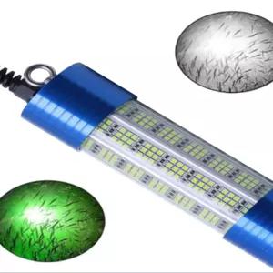 고출력 수중 집어등 12V 녹색 황색 24V 선상 선박 노란불 220V 400W 10m