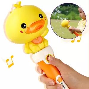 불빛 멜로디 자동 버블건 유아 야외놀이