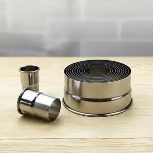 베이킹 틀 10개 금형 커터 스테인레스 쿠키 금속 몰드