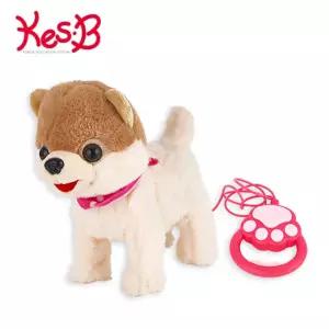 왈왈 움직이는 강아지 인형 산책 리드줄