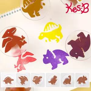 공룡스탬프 빅사이즈 유아 미술 찍기놀이