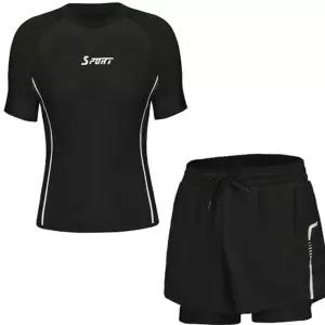 래쉬가드 남성 반팔 투피스 상하세트 남자 수영복 수영복세트 비치웨어