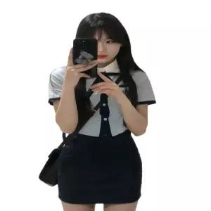 한국여자교복세트 우정룩 놀이공원 단체룩 여름유니폼