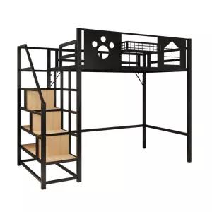 철제 이층침대 벙커침대 프레임 공간활용 침대 이층 아지트 인테리어
