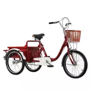 노인 어른용세발자전거 야채 노인들 세발 성인