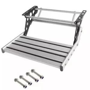 캠핑카 접이식 발판 RV 트레일러 수동 보조 발받침