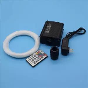 호환 DMX512 16W RGBW 광섬유 스타 천장 조명 키트 자동차 홈 스타 별이 빛나는 하늘 천장에 대 한 광섬유