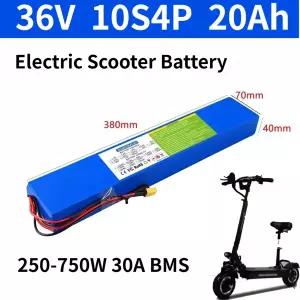 호환 36V 10S4P 20Ah 18650 배터리 팩 250-750W 30A BMS 36v 리튬 이온 배터리 전동 스쿠터 42v 전동 스쿠