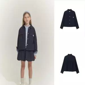 커버낫키즈 - 주니어  데님셔링셔츠 인디고 (CK2503SH72)사이즈120∼165