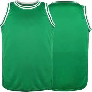 블랭크 농구 저지 리버서블 남성 메시 운동 셔츠 트레이닝 연습 S-3XL