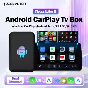호환 자동차 용품 Carlinkit HDMI 5 in 1 LITES 2025 안드로이드 Tv 무선 안드로이드 자동 Youtube Netflix