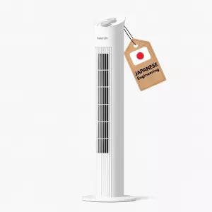 침실용 포레스트 타워 선풍기 - 32인치 스탠딩 70° 진동 실내용 경량 냉각 및 조용한 유닛 블레이드리스