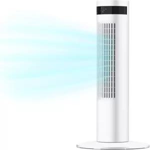 침실 사무실에 냉기를 불어넣는 원격 냉각 타워 팬 가정용 85° 진동 무검 바닥 24피트/초 속도 3모드 3단
