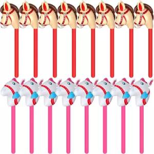 루이엘 18개 40인치 브라운 풍선 막대 말 폭발 말머리 생일 파티 용품 크리스마스 테마 장식 할로윈 코스튬